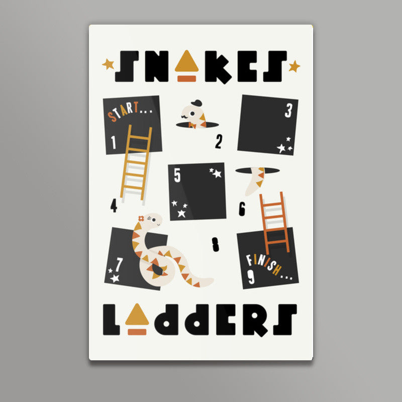 Snakes & Ladders Wall Art