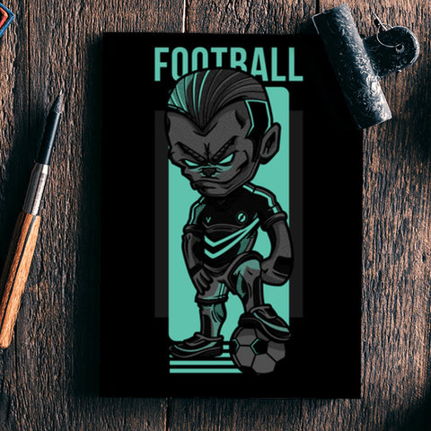 Angry Football Player | #Footballfan Notebook