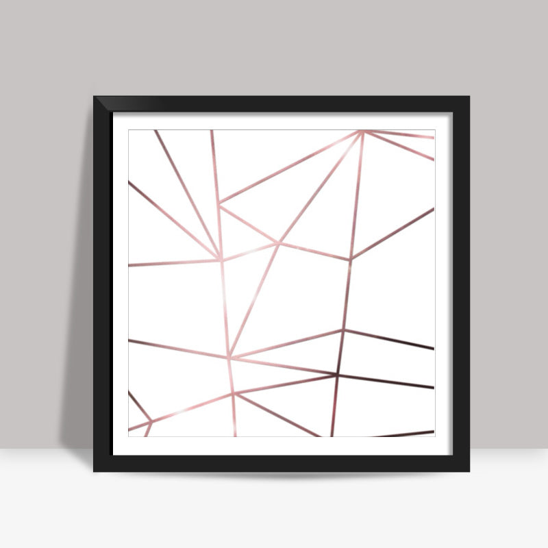 Metal nodes Square Art Prints