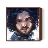 Game of Thrones | Jon Snow the Watcher Square Art Prints