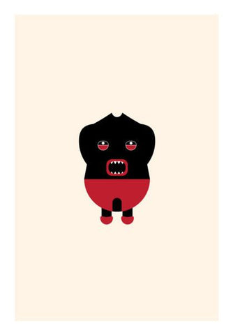 PosterGully Specials, Horror angry kid Wall Art
