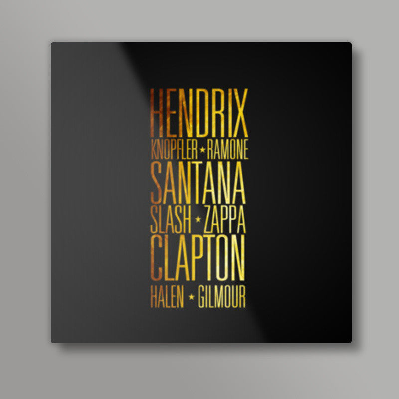Guitar Legends Square Art Prints
