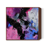 pink abstract Square Art Prints
