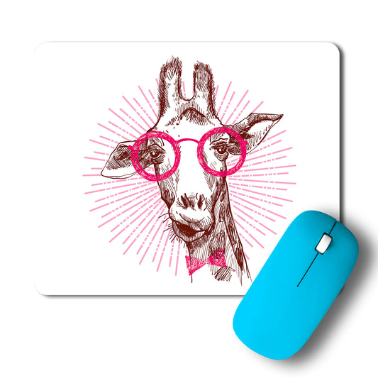 Geek Giraffe Artwork Mousepad