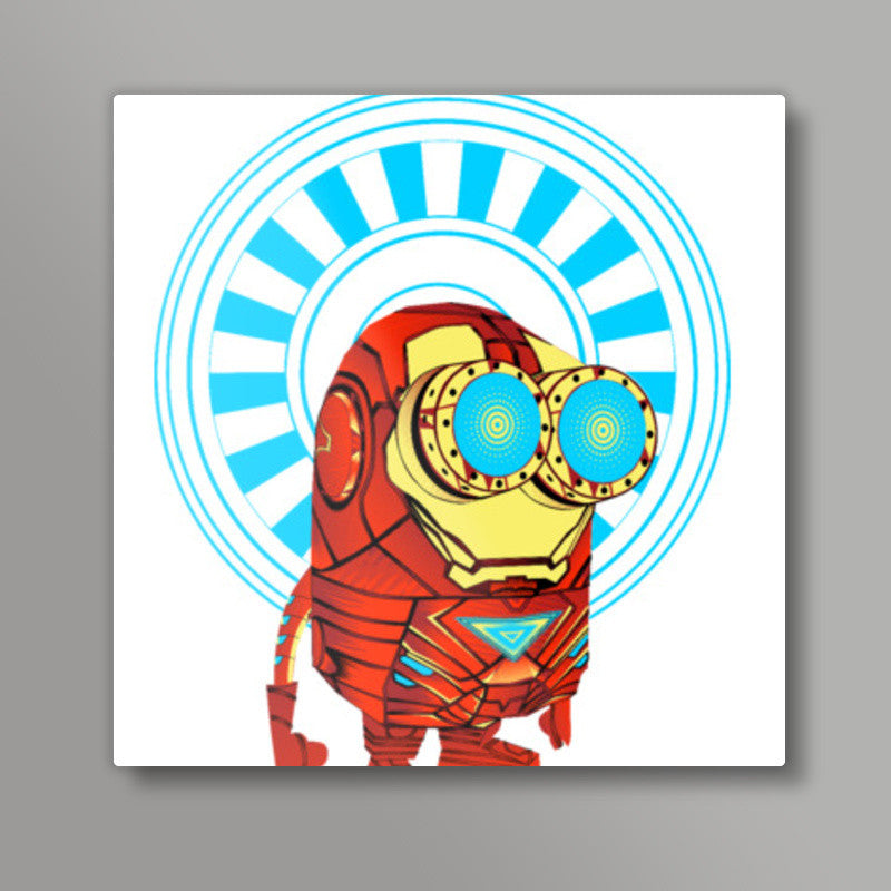 Minion in as ironman Square Art | Pradeep chauhan