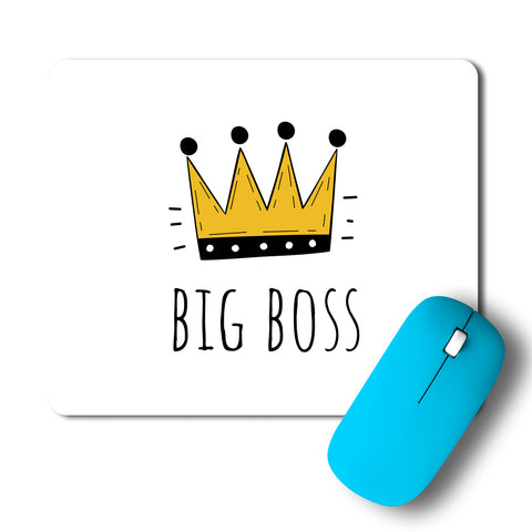 Big Boss Crown Minimal Artwork Mousepad