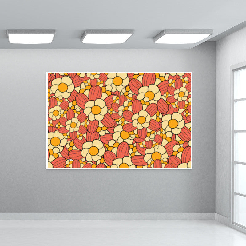 Flowers Pattern Wall Art