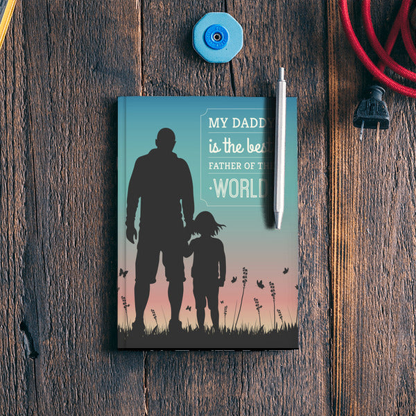 Best in The World Fathers Day Daughter with Dad | #Fathers Day Special Notebook
