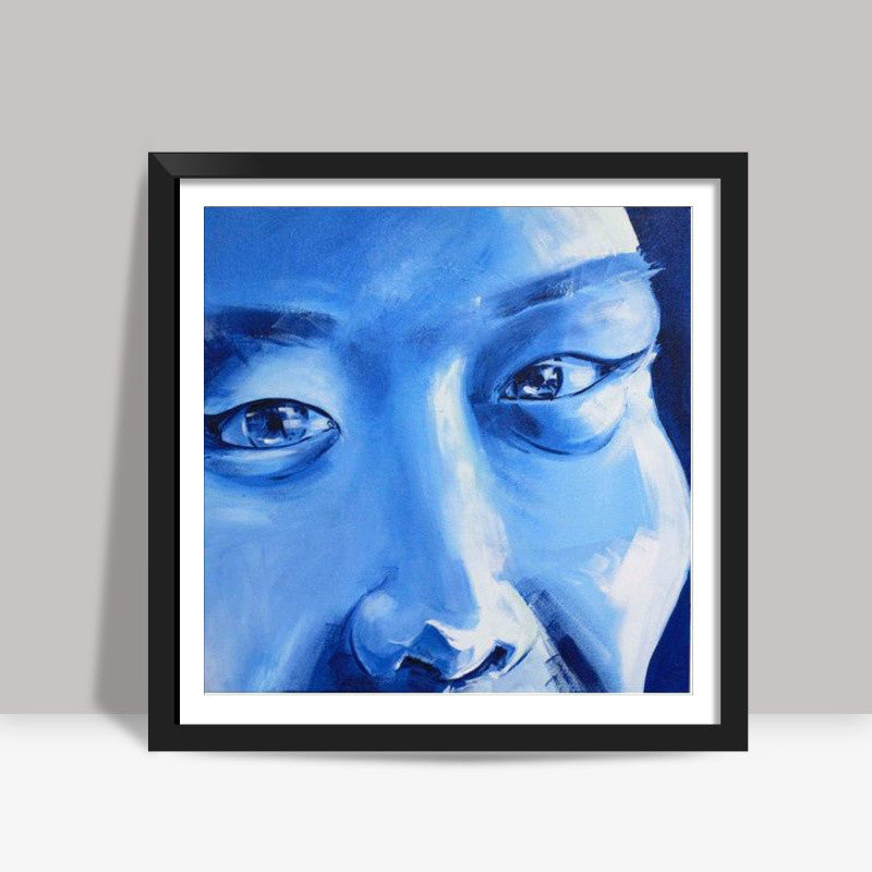 Inquisitive - Painting Square Art Prints
