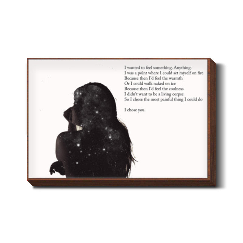 I Chose You Wall Art
