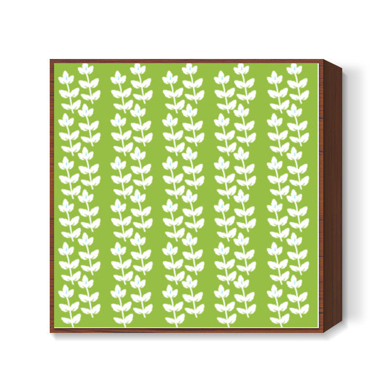 Leaf/Leaves Doodle Pattern Nature Square Art Prints