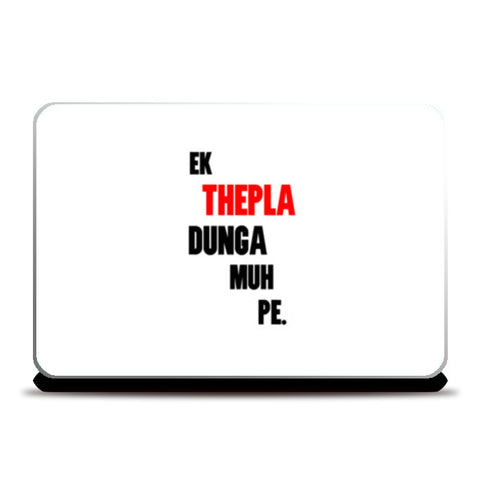 Laptop Skins, A Thepla on your Face Laptop Skins