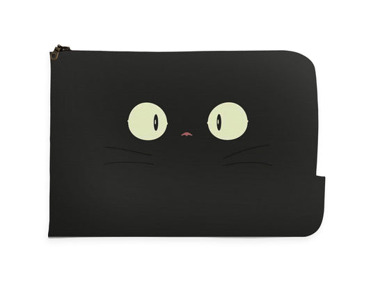 Pussy Cat In The Dark Laptop Sleeve