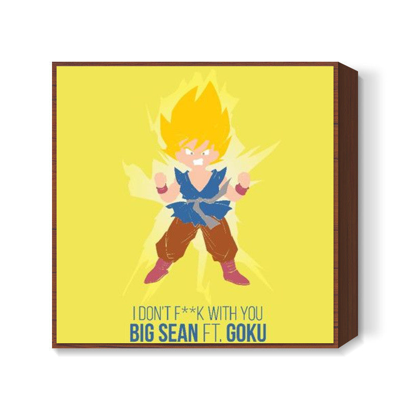 Super Saiyan Baby Goku Dragon Ball Square Art | Rishabh Bhargava