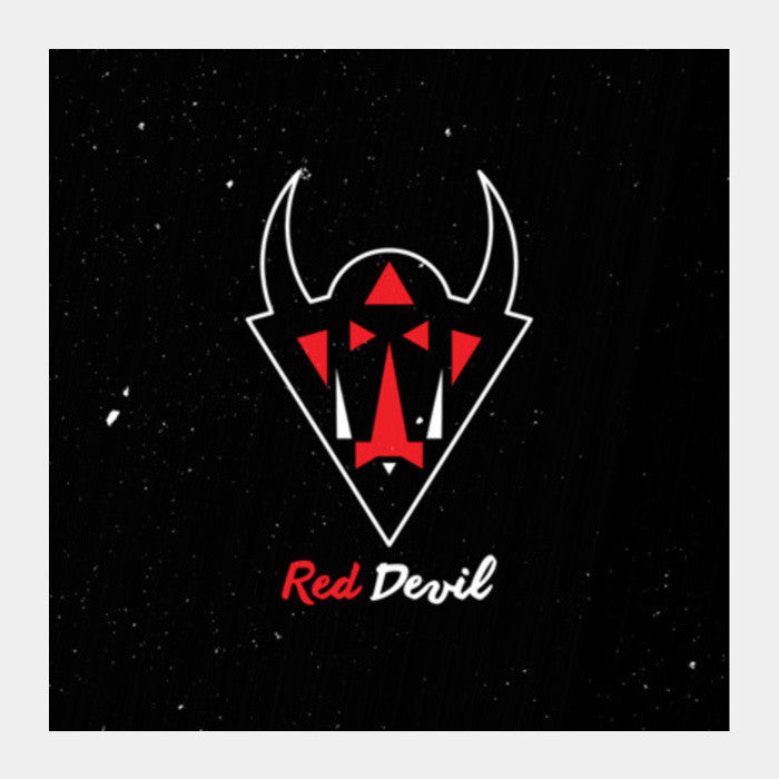Red Devil Square Art Prints PosterGully Specials Buy HighQuality
