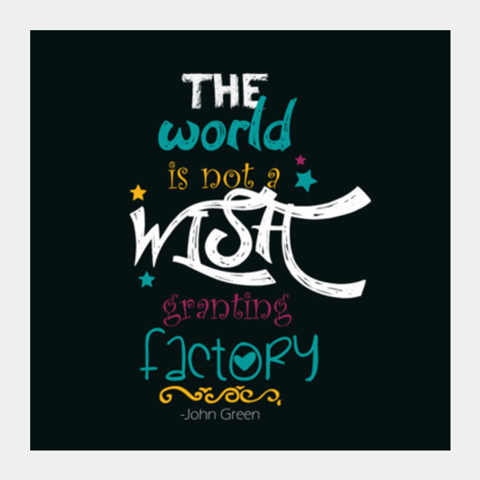 WISH FACTORY! Square Art Prints