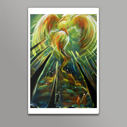 Rise of The Phoenix - Painting Wall Art