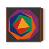 Abstract geometry polygons Square Art Prints
