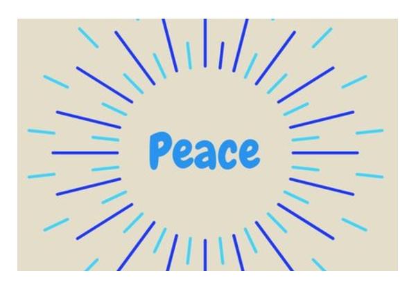PEACE Wall Art PosterGully Specials
