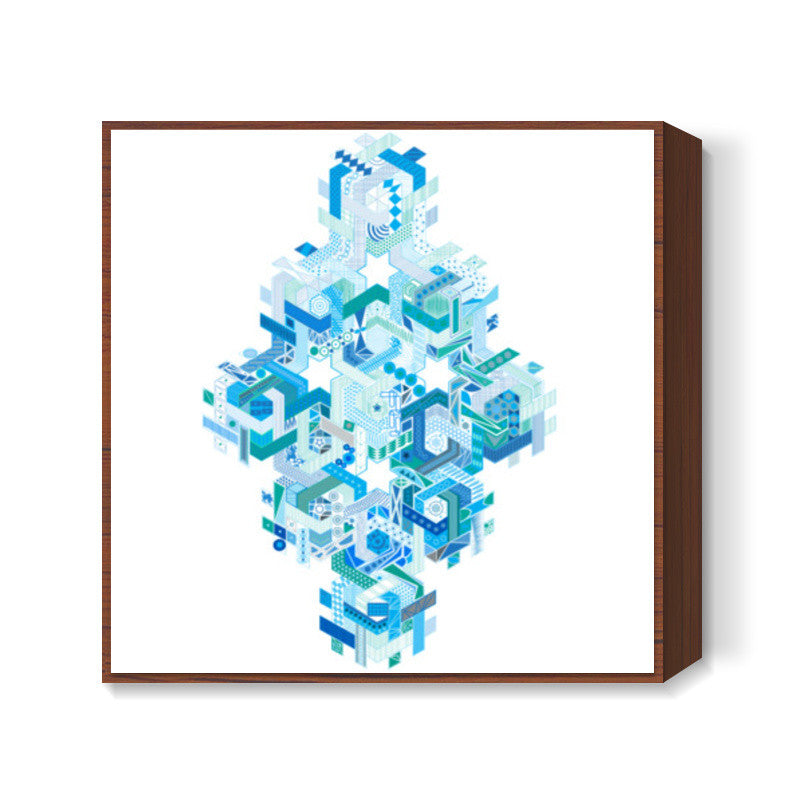 Tessellating Textures ! Square Art Prints