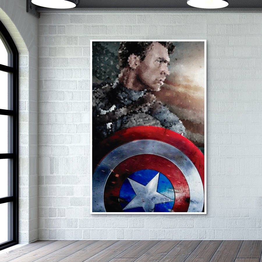 Captain America Wall Art| Buy High-Quality Posters and Framed Posters ...