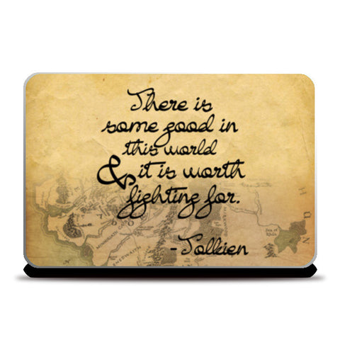 Lord of the rings middle earth frodo sam qoute Laptop Skins