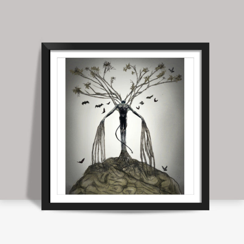 The Tree of Lust Square Art Prints