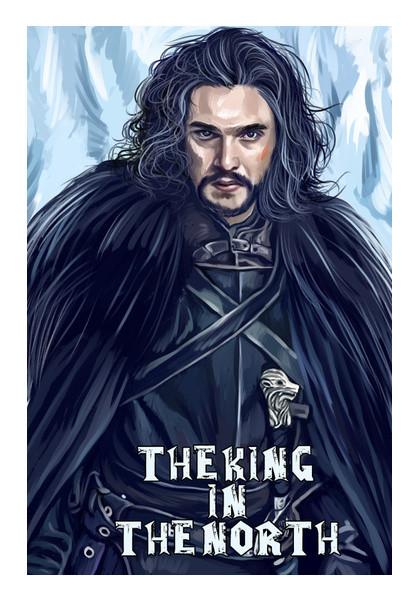PosterGully Specials, the king in the north Wall Art