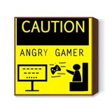 ANGRY GAMER Square Art Prints