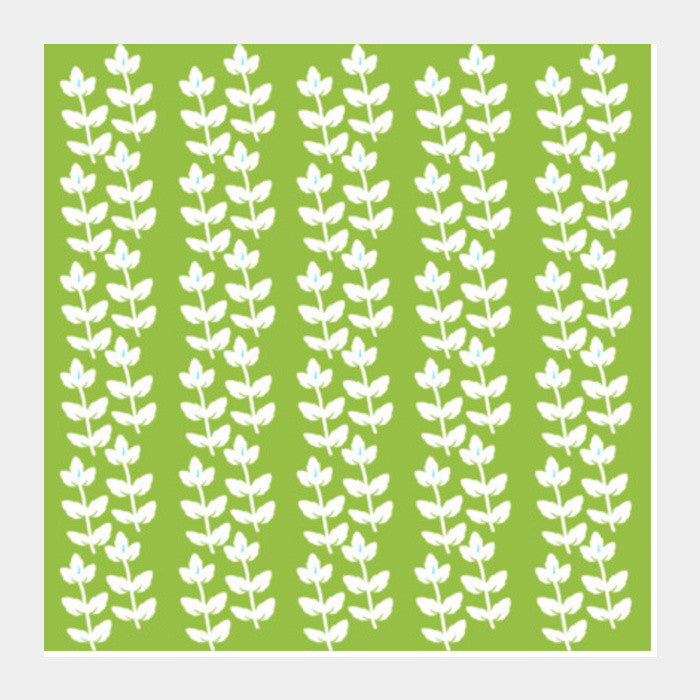 Square Art Prints, Leaf/Leaves Doodle Pattern Nature Square Art Prints