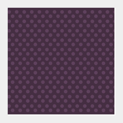 Purple Dots Square Art Prints