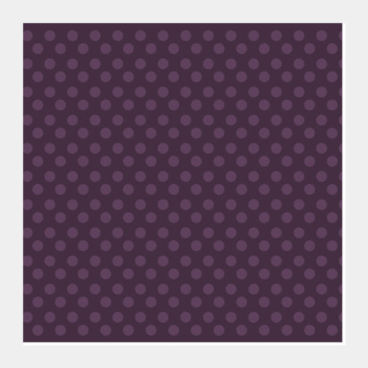 Purple Dots Square Art Prints