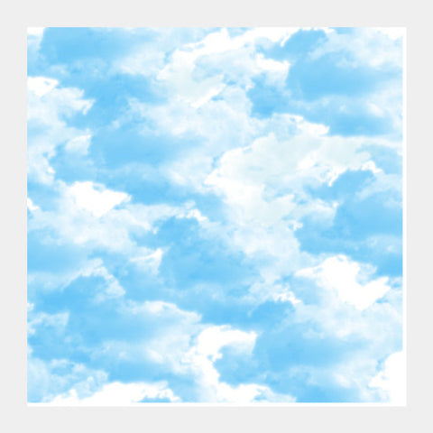 Sky Cloud Square Art Prints