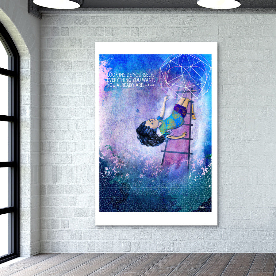 Look Inside Wall Art