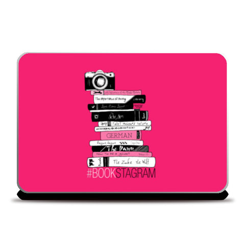 Bookstagram (Hot Pink) Laptop Skins