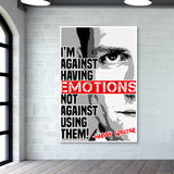 SUITS Harvey Specter Emotions Quote Wall Art