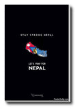Brand New Designs, Pray For Nepal Black Artwork