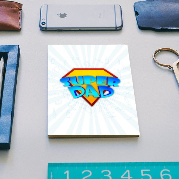 Super Dad Symbol Fathers Day | #Fathers Day Special Notebook