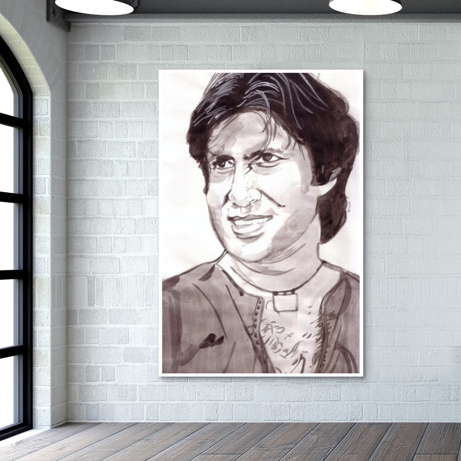 Bollywood superstar Amitabh Bachchan says Memsaab, jo mard hota hai, use dard nahin hota Wall Art