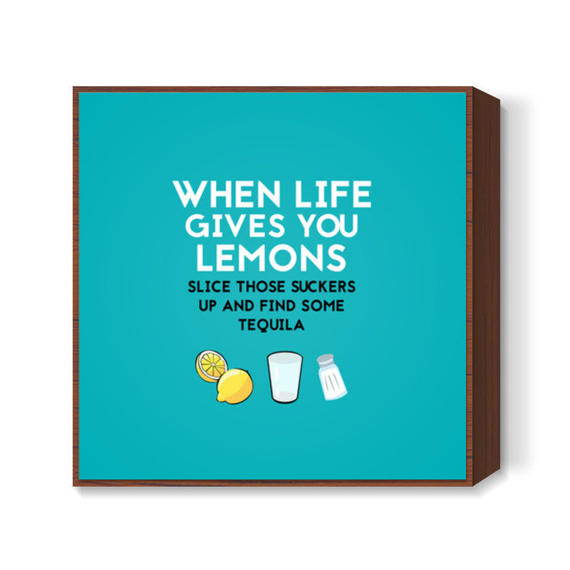 Lemons Square Art Prints