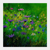 Garden flowers 7661 Square Art Prints