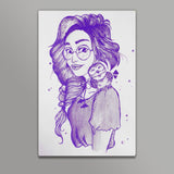 Be your own kind of beautiful (Purple) Wall Art