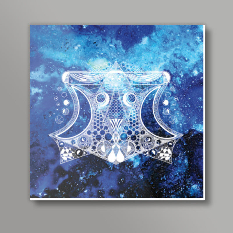 Back to the stars ! Square Art Prints