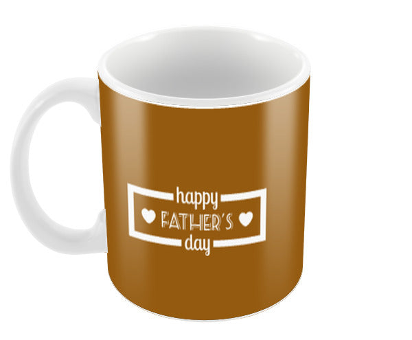 Happy Fathers Day Minimal Art | #Fathers Day Special Coffee Mugs