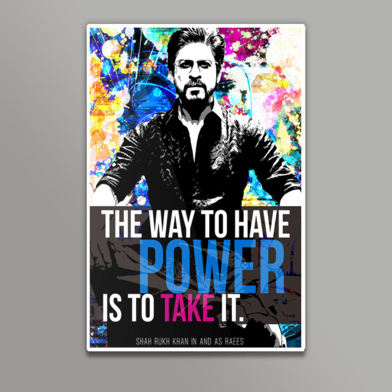 Shah Rukh Khan in Raees Wall Art