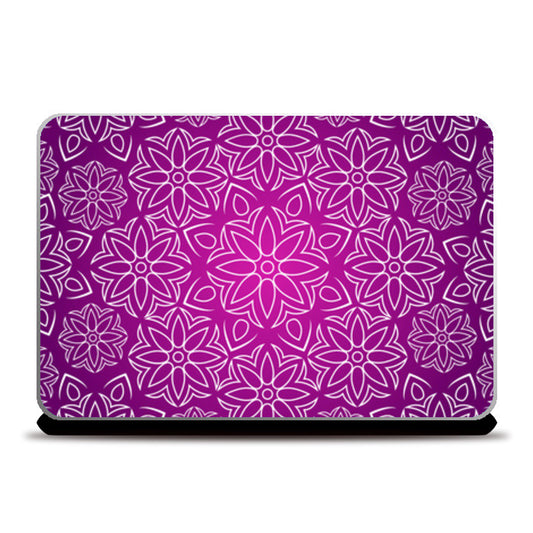 Abstract Flowers Laptop Skins