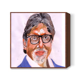 Amitabh Bachchan is dedicated to his craft Square Art Prints