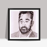 Kamal Hassan is a versatile actor Square Art Prints