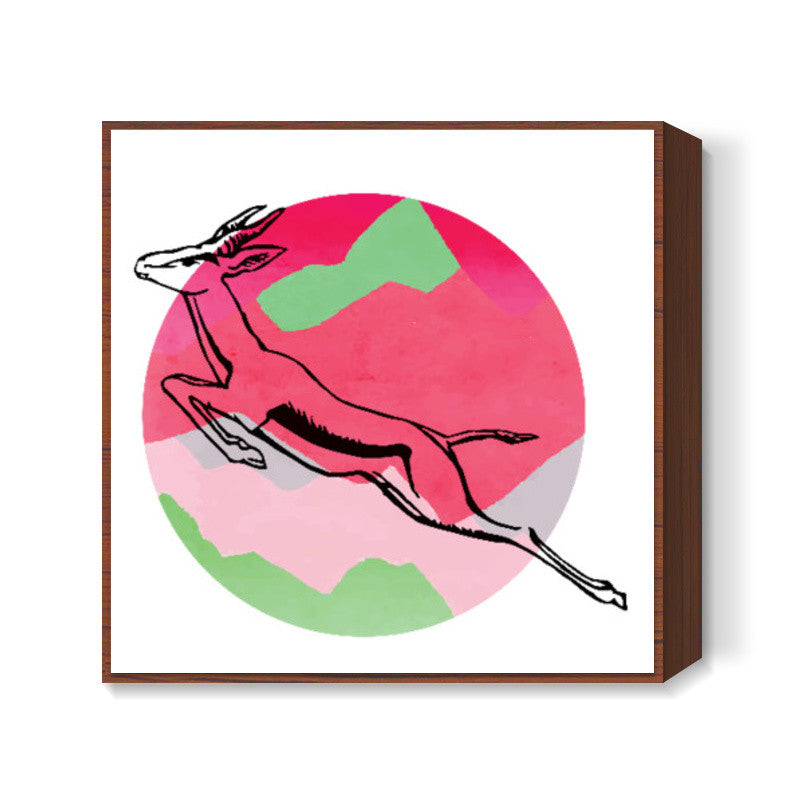 Over Moony Mountains Square Art | Lotta Farber