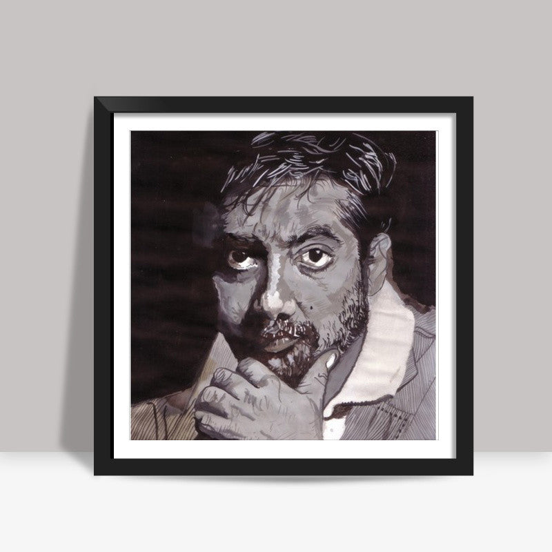 Bollywood director Anurag Kashyap is a passionate filmmaker Square Art Prints